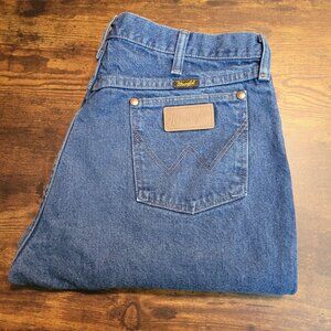 Vtg Wrangler Jeans Mens 36x30 Measures 32x29 Cowboy Cut USA Medium Wash Western